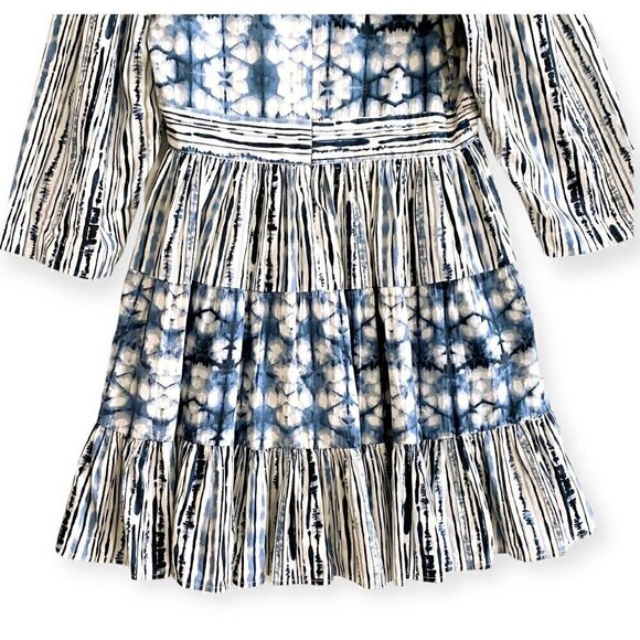 Anthropologie Behati Blue Print Mini Dress size S, NWT - Picture 14 of 16